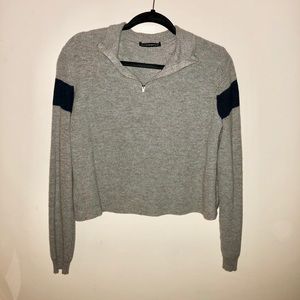 Brandy Melville Quarter-Zip Sweater